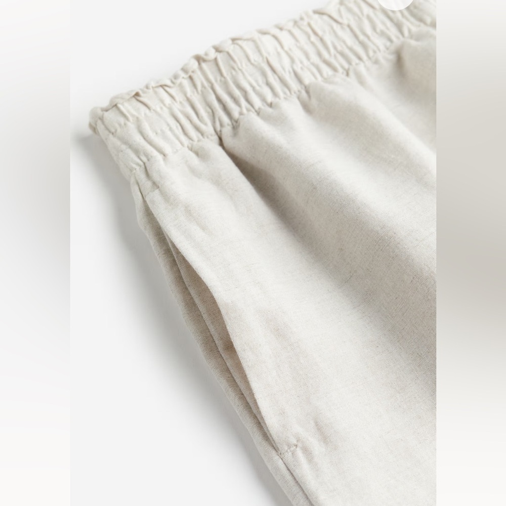H&M Linen-blend Pull-on Shorts - Picture 6 of 6
